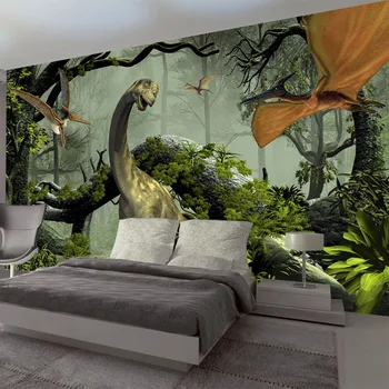 3D Stereo Dinozaur Pictura pe Perete Copii Dormitor Copii Theme Hotel Fundal pictura Murala de Perete Fotografie Tapet Eco-Friendly Papel Tapiz