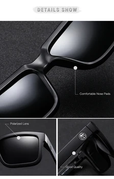 2021 brand nou Val de Căldură design de brand de moda pentru bărbați ochelari de soare polarizat de pescuit ochelari dreptunghiulare bărbați ochelari de soare Oculos