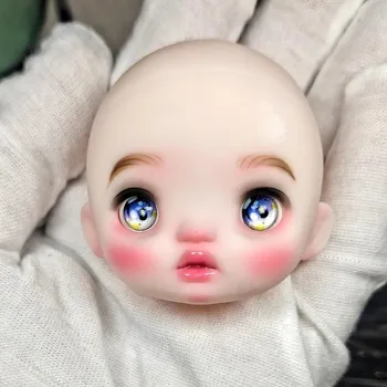 Noul Machiaj Drăguț Papusa Cap 1/8 Bjd Baby Doll Accesorii Pot Schimba Ochii Cap De Păpușă Fată Diy Dress Up Jucarii Si Cadouri