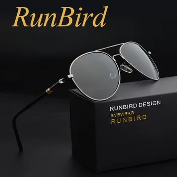 RunBird Bărbați ochelari de Soare 2018 Polarizate Soare Glasess de sex Masculin Oculos De Sol Masculino Pilot de Pescuit Gafas cu Cazuri 801R