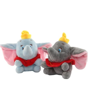 Disney Dumbo 12-22cm Film Moale de Pluș Jucarii Copii Cadou de Păpuși Drăguț Elefant de Pluș Breloc cu Pandantiv Animale Copii Cadou de Crăciun