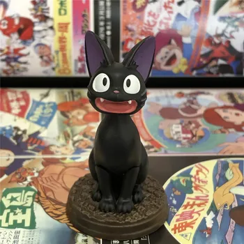 Anime Figura lui Kiki Serviciu de Livrare de Film Împrejurimile Jiji Figurine Japoneze Pisica Neagra Set de 6 Material Pvc Cadouri Jucarii