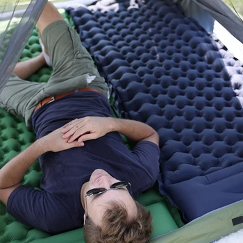 Rezistent la apa Tampoane de Dormit în aer liber Camping Saltele Gonflabile Pernă cu Sac de Depozitare Perna Pliabila Picior Aer Umplere Mat Paturi