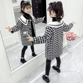 2020 nou copil fata de cașmir haina copii fete blana fals haine de iarnă de îmbrăcăminte pentru copii 2-7age