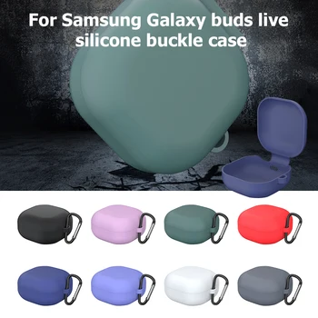 Culoare Solidă Cască Caz Pentru Samsung Galaxy Muguri 2 Pro Muguri Muguri Vii 2 Muguri Pro Cover Silicon Moale Cască Capacul De Încărcare