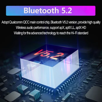 AptX-LL/HD/Adaptive Latență Scăzută Bluetooth 5.2 Audio Receptor-Transmițător Adaptor Handsfree 3.5 mm AUX Stereo Wireless de Muzică Hifi