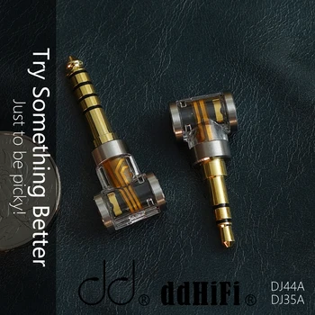 DD DJ35A DJ44A 2.5/4.4 mm Echilibrat adaptor,se Aplică la 2,5 mm echilibru casti cablu(2.5 la 3.5/2.5 să 4.4)