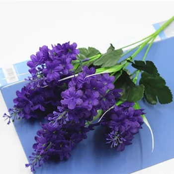 35-40cm de Mireasa Florale Ornamentale Flores Zambile Violet Floare 5 Capete de Flori Artificiale Căsătorie Petrecerea de Ziua Decor Acasă