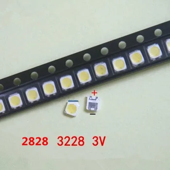 200pcs/lot PENTRU reparații Samsung LCD TV LED backlight Articolul lampă cu Led-uri SMD 3228 3V alb Rece cu diode emițătoare de lumină
